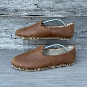 Sabah Men's Fort Worth Brown Leather Shoes